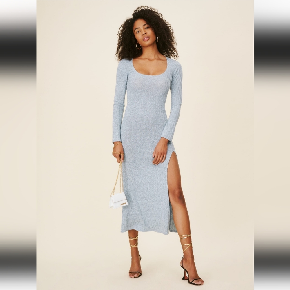 REFORMATION 🍋 LEMOM DRESS BLUESKY